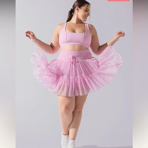 Popflex Pirouette Skort- Bubble gum pink